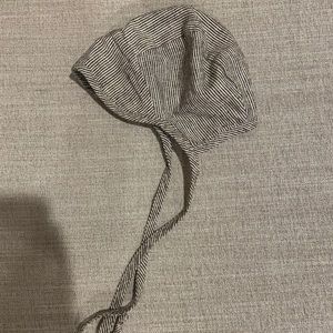 Briar baby striped bonnet